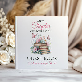Libro De Visitas New Chapter Girl Storybook Guest Book Baby Shower