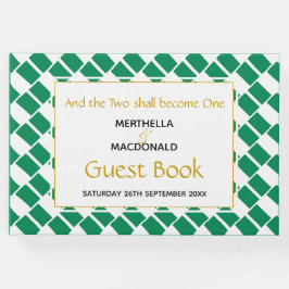 Libro De Visitas NIGERIA FLAG Escritura cristiana Nigeriana Boda