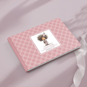Libro De Visitas Niña negra linda y caprichosa cumple 2 años