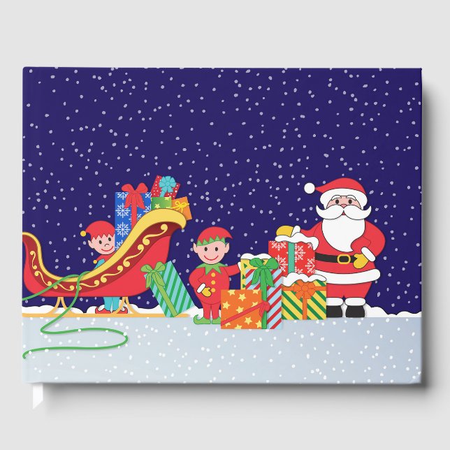 Libro De Visitas Noche antes de los Navidades (Anverso)