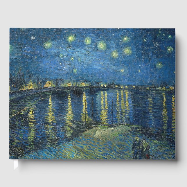 Libro De Visitas Noche estrellada sobre Rhone Vincent Van Gogh (Anverso)
