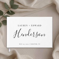 Nombre de familia elegante moderno Boda