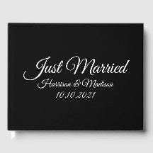 Nombre del personalizar, fecha, boda blanco negro