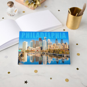 Libro De Visitas Nombre y texto personalizados Filadelfia Pennsylva