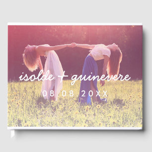Libro De Visitas Nombres en el Boda de fotos de Personalizado de sc