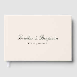 Libro De Visitas Nombres personalizados clásicos de boda en escritu