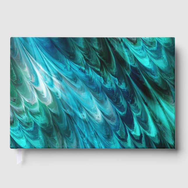 Libro De Visitas nonpareil kelpie teal : (Anverso)