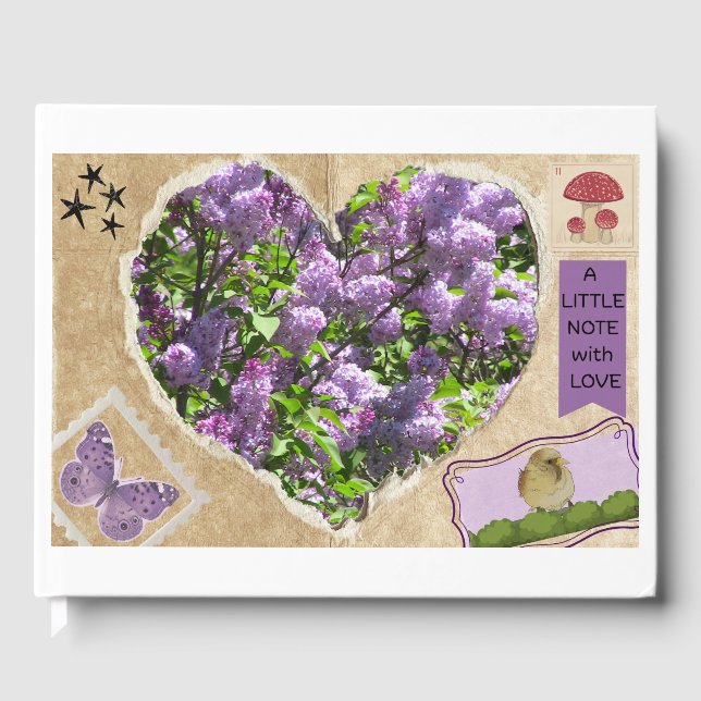 Libro De Visitas Nota con amor (Anverso)