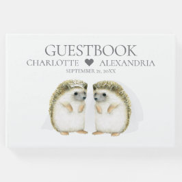 Libro De Visitas Novias de Hedgehog adoran a Boda de pareja gay les