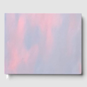 Libro De Visitas Nubes rosadas de personalizable