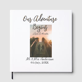 Libro De Visitas Nuestra aventura comienza un par de fotos amor y g