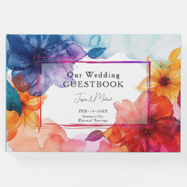 Libro De Visitas Nuestro Boda Guestbook Anemone Dreamscape Boda
