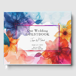 Libro De Visitas Nuestro Boda Guestbook Anemone Dreamscape Boda