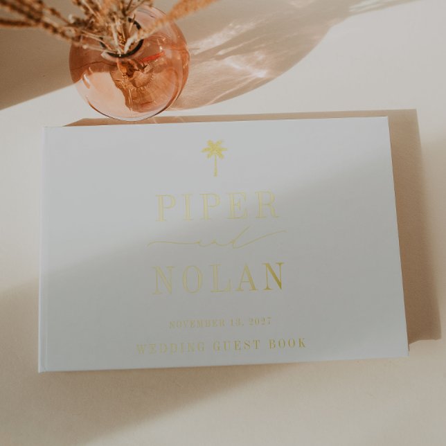 Libro De Visitas OASIS | Palm Modern Minimalist Wedding (Subido por el creador)