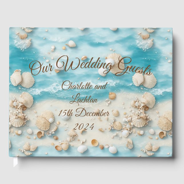 Libro De Visitas Ocean Beach Bliss (Anverso)