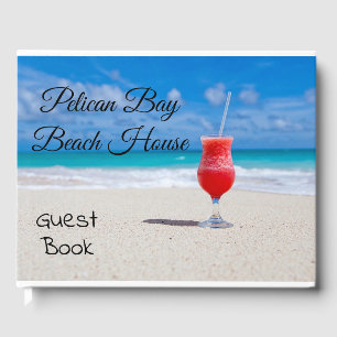 Libro De Visitas Ocean Coctail Beach House Guest Book