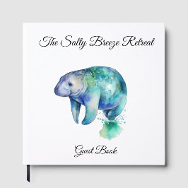 Libro De Visitas Ocean Whisper Manatee, custom
