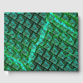 Libro De Visitas 'Olhos azuis enquadrados', imagem riscada, borada