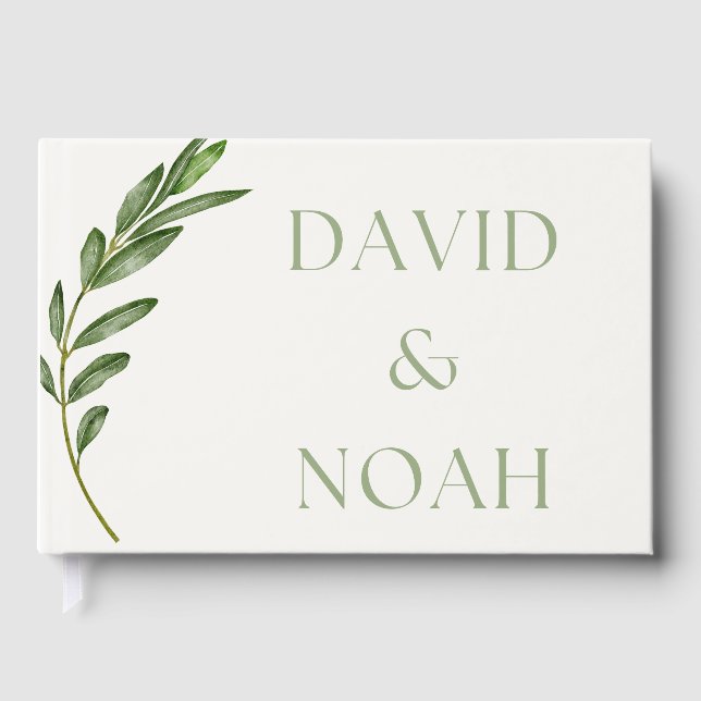 Libro De Visitas Olive Branch Guest Book (Anverso)