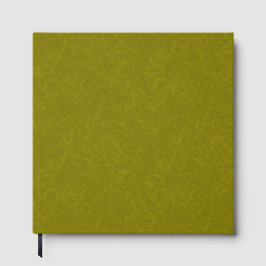 Libro De Visitas Olive green surface with subtle swirling pattern