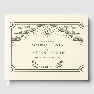 Libro De Visitas Olive Tarot Card Boda Guest Book