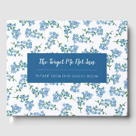 Libro De Visitas Olvídate de mi no patrón floral