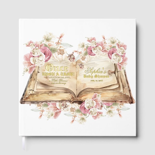 Libro De Visitas Once upon a time Baby Shower (Anverso)