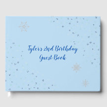 Onederland Boy Birday Party Guest Book