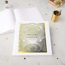 Libro De Visitas Opulent Gold Motif Atelier