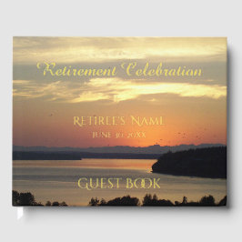 Libro De Visitas Orange Sunset Retirement Celebration