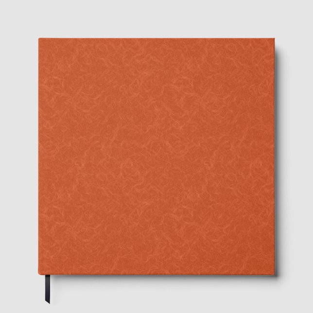 Libro De Visitas Orange textured surface with swirling pattern (Anverso)