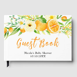 Libro De Visitas Oranges Citrus Baby Shower