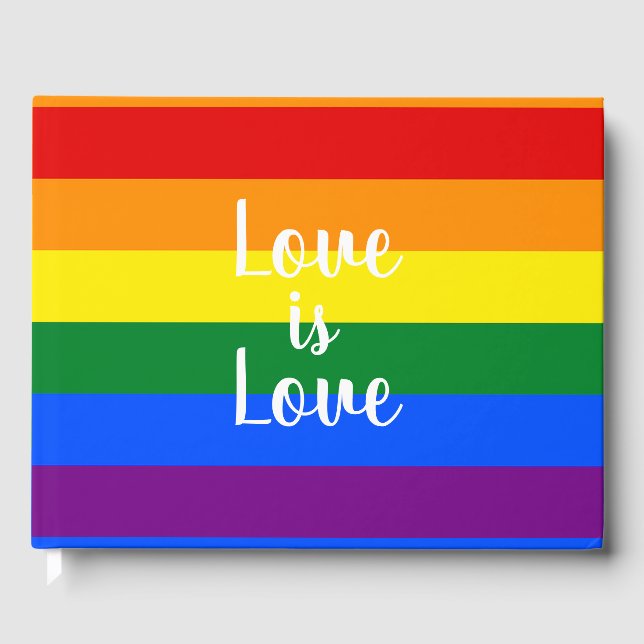 Libro De Visitas Orgullo arcoiris - (Anverso)