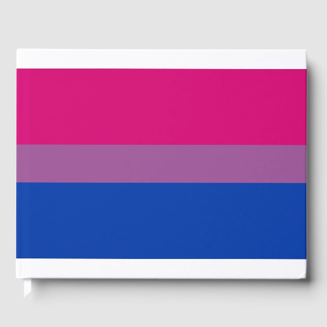 Libro De Visitas Orgullo bisexual (Bandera Bi) (Anverso)