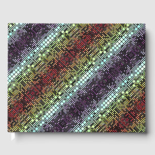 Libro De Visitas Orgullo Neurogénero Retro Mod Geométrico Groovy Fu