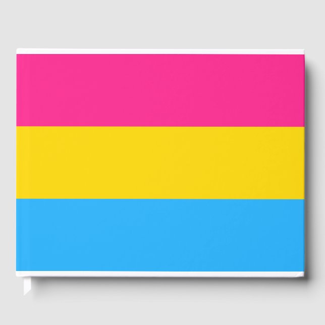 Libro De Visitas Orgullo Pansexual (Bandera Pan) (Anverso)