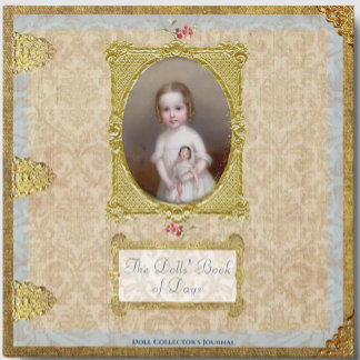 Libro De Visitas Ornate Antique Doll Collector's Foil Journal