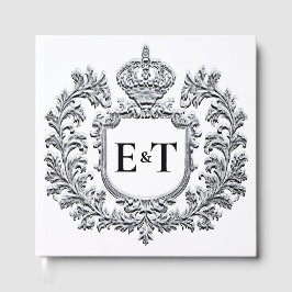 Libro De Visitas Ornate Laurel y Filigree, Boda