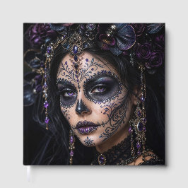 Libro De Visitas Orquídea Amatista Calavera – Calavera Azucarada Gó