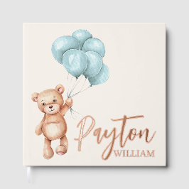 Libro De Visitas Oso de peluche con globos