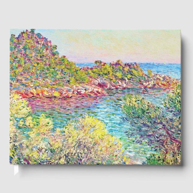 Libro De Visitas Paisaje cerca de Monte Carlo (por Claude Monet) (Anverso)