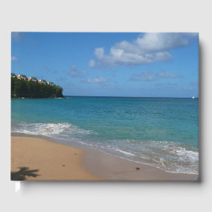 Libro De Visitas Paisaje de vacaciones tropicales en la playa de Sa