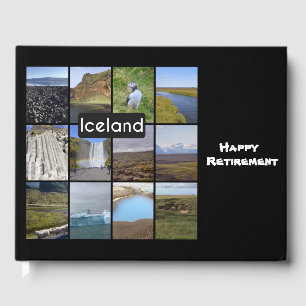 Libro De Visitas Paisaje de verano de Islandia
