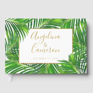 Libro De Visitas Palm de vegetación tropical deja matrimonio en la