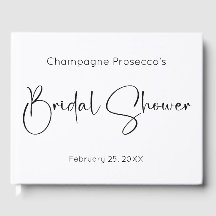 Libro de visitas para despedida de soltera con let