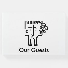 Libro De Visitas Pareja de Kiss de arte moderno