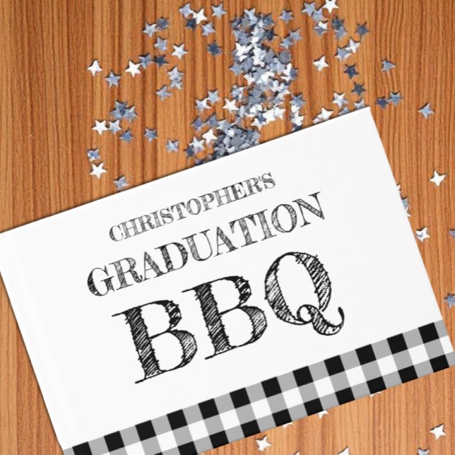 Libro De Visitas Parrillada de graduación a cuadros (Subido por el creador)