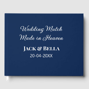 Libro De Visitas Partido boda hecho en el cielo favores de boda azu