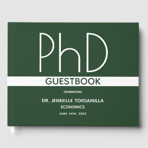 Libro De Visitas Partido de Graduación de Doctorado Verde