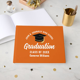 Libro De Visitas Partido de Graduación Personalizada de Graduado Bl